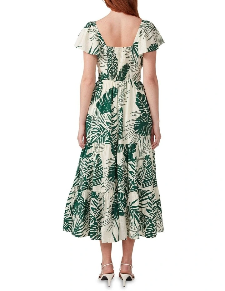 Conceal Garden Dress in Green/White image 2