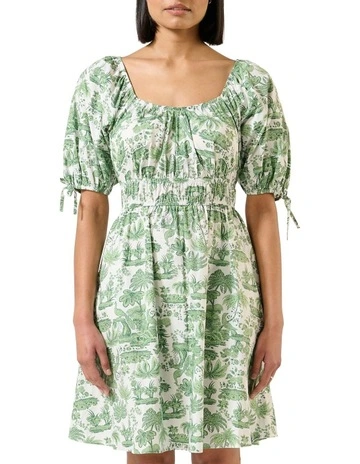 Liberty Olea Dress in Green