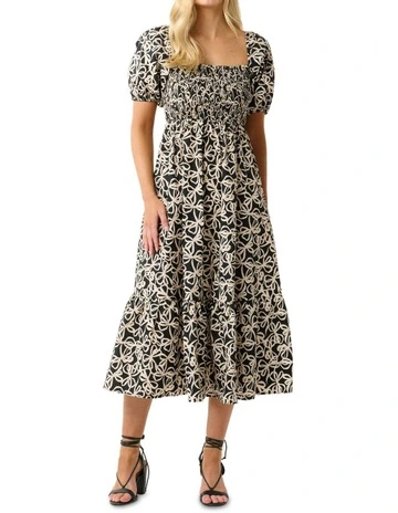 Noir Dress in Black/White