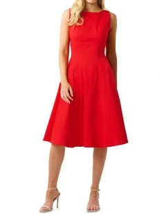 Mouline Rouge Dress in Red
