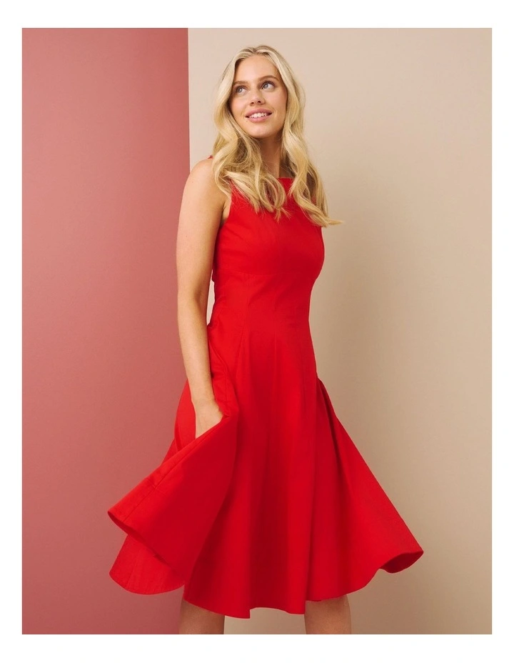 Mouline Rouge Dress in Red image 2