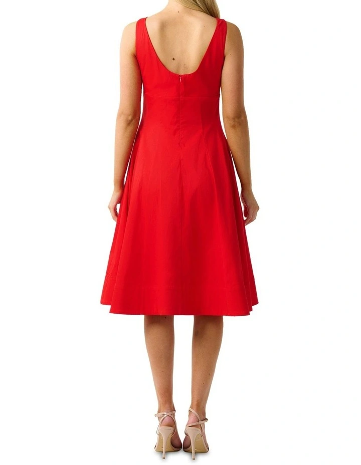 Mouline Rouge Dress in Red image 3
