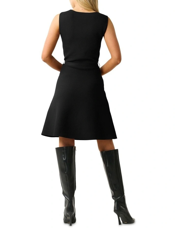 Solace Knit Dress in Chocolate image 2