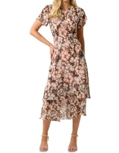 Liora Dress in Jungle Flora