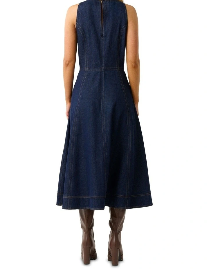 Denny Dress in Denim image 3