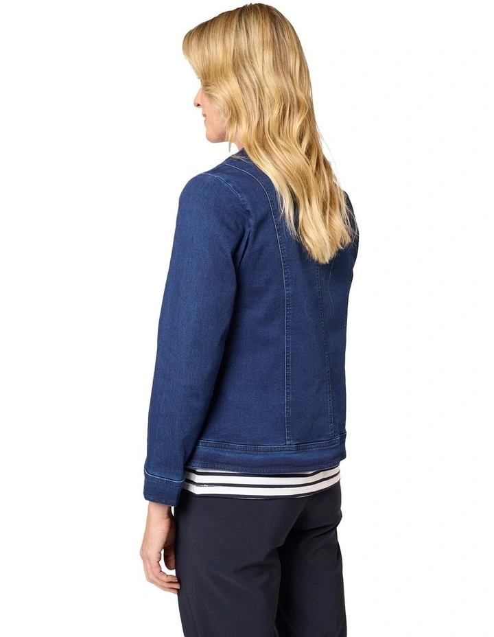 Intense Denim Jacket in Blue image 2