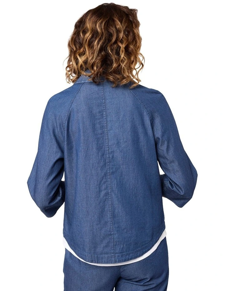 Nashville 3/4 Sleeve Jacket in Denim image 2