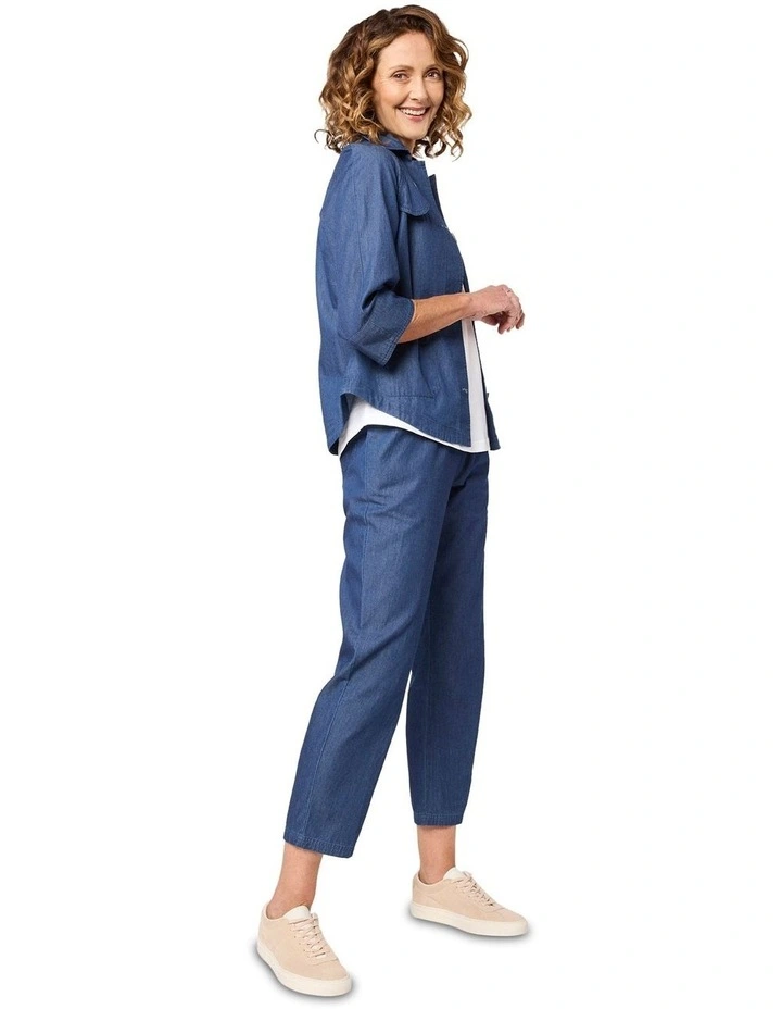 Nashville 3/4 Sleeve Jacket in Denim image 4
