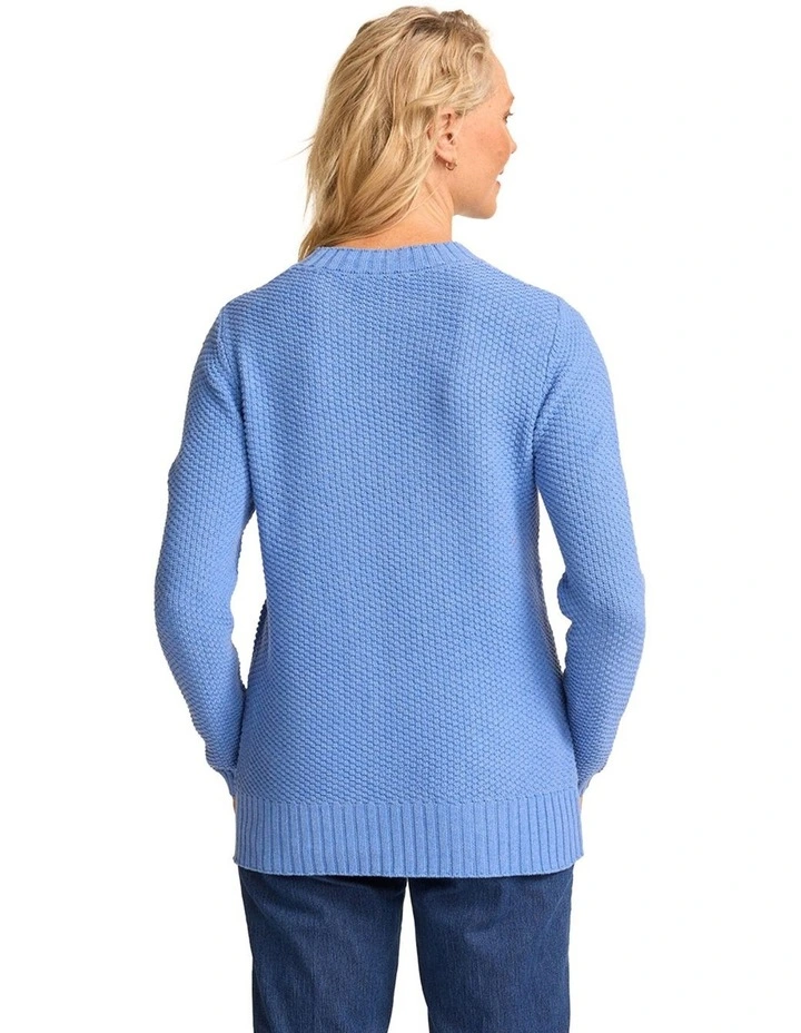 Jody Knit Jumper in Serenity Marle image 3