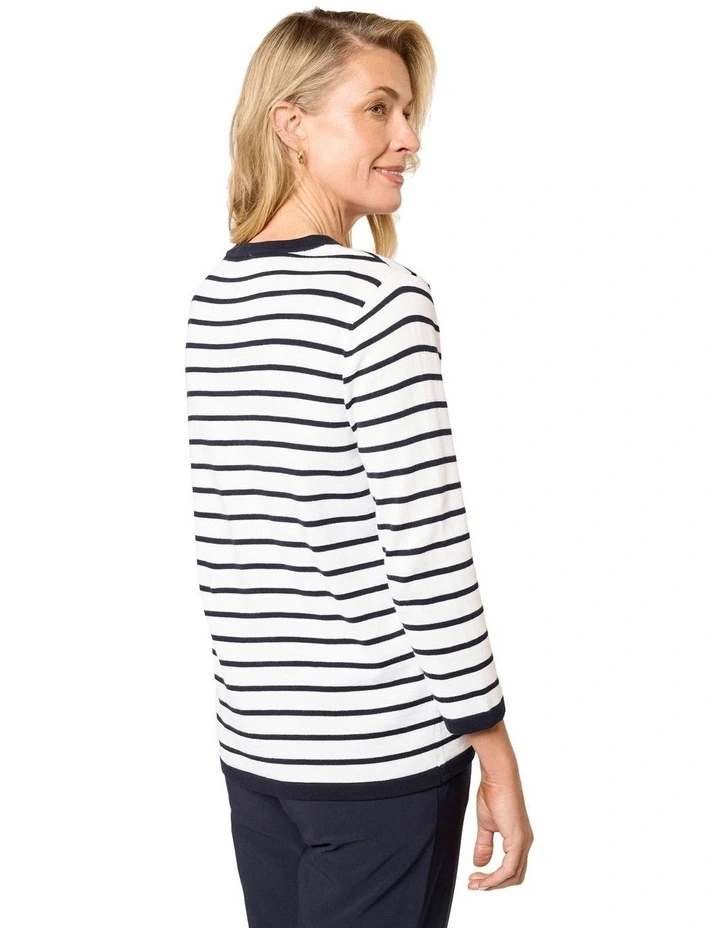 Kamiko Cardigan in White image 2