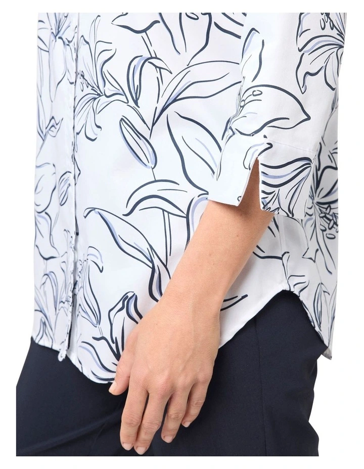 Lilium 3/4 Shirt in Ink image 3