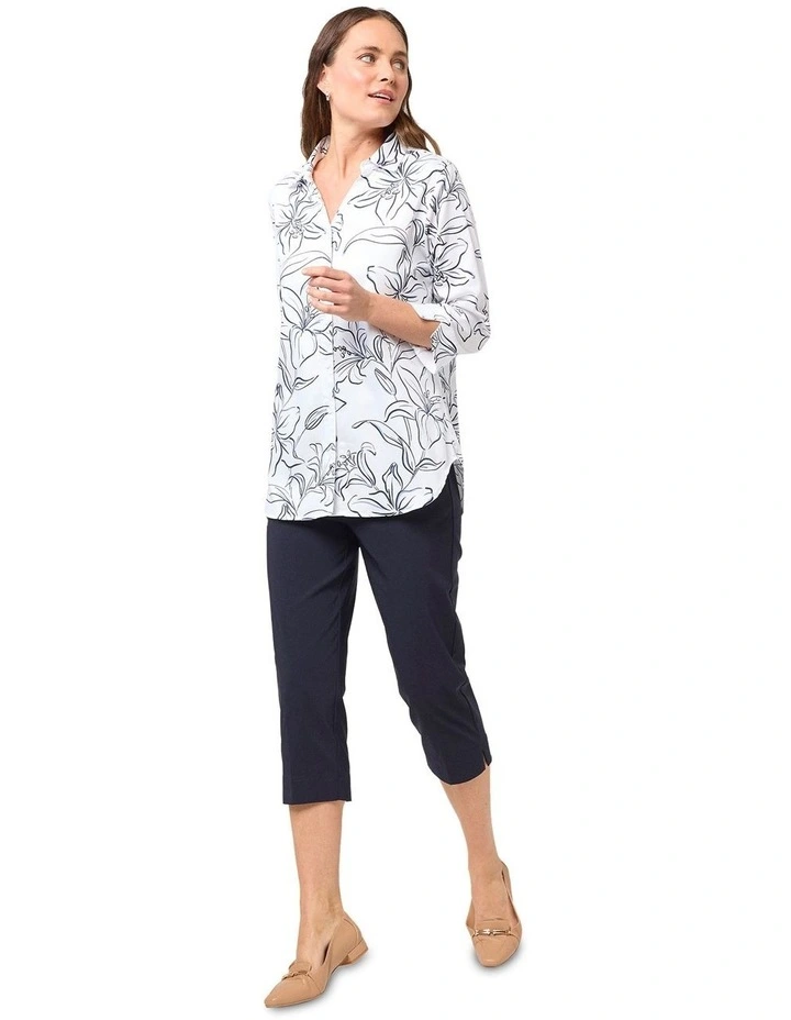 Lilium 3/4 Shirt in Ink image 4