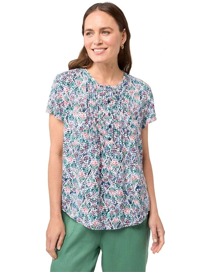 Klara Blouse in Ink image 1