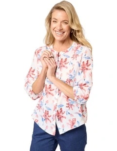 Kirrie 3/4 Sleeve Shirt in Multi