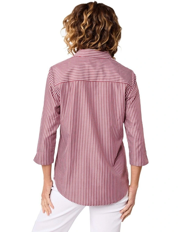 Melika 3/4 Sleeve Shirt in Uluru image 2