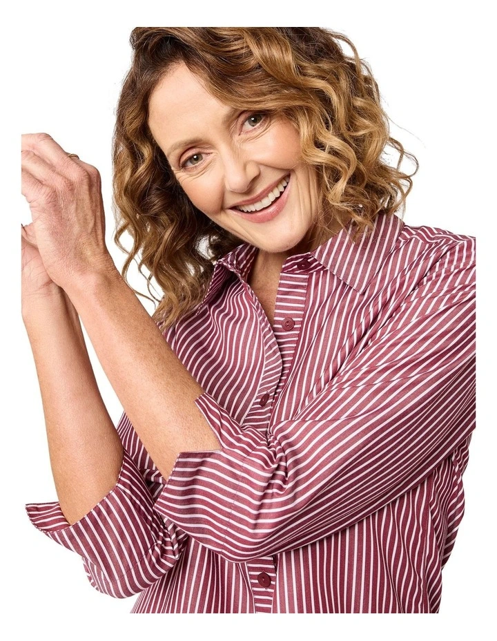 Melika 3/4 Sleeve Shirt in Uluru image 3