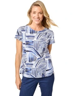 Teramo Top in Blue