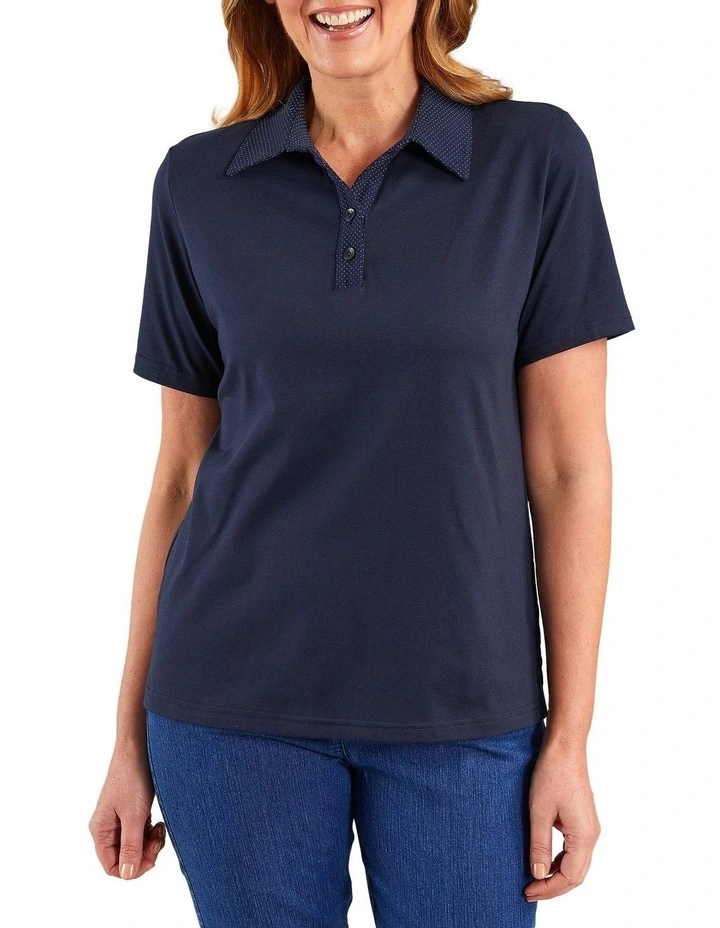Black pepper ladies polo shirts clearance