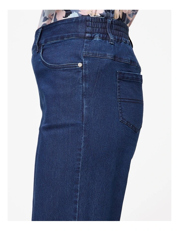 Intense Short Wide Leg Jean in Denim image 3
