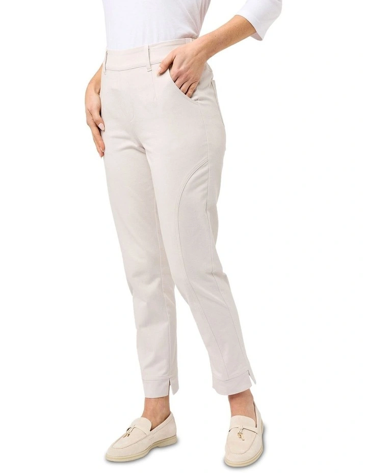 Taren Short Length Pant in Pebble 2 image 1