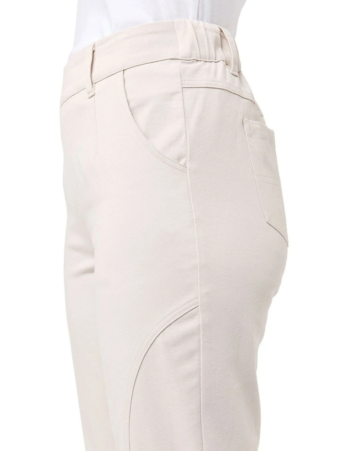 Taren Short Length Pant in Pebble 2 image 3