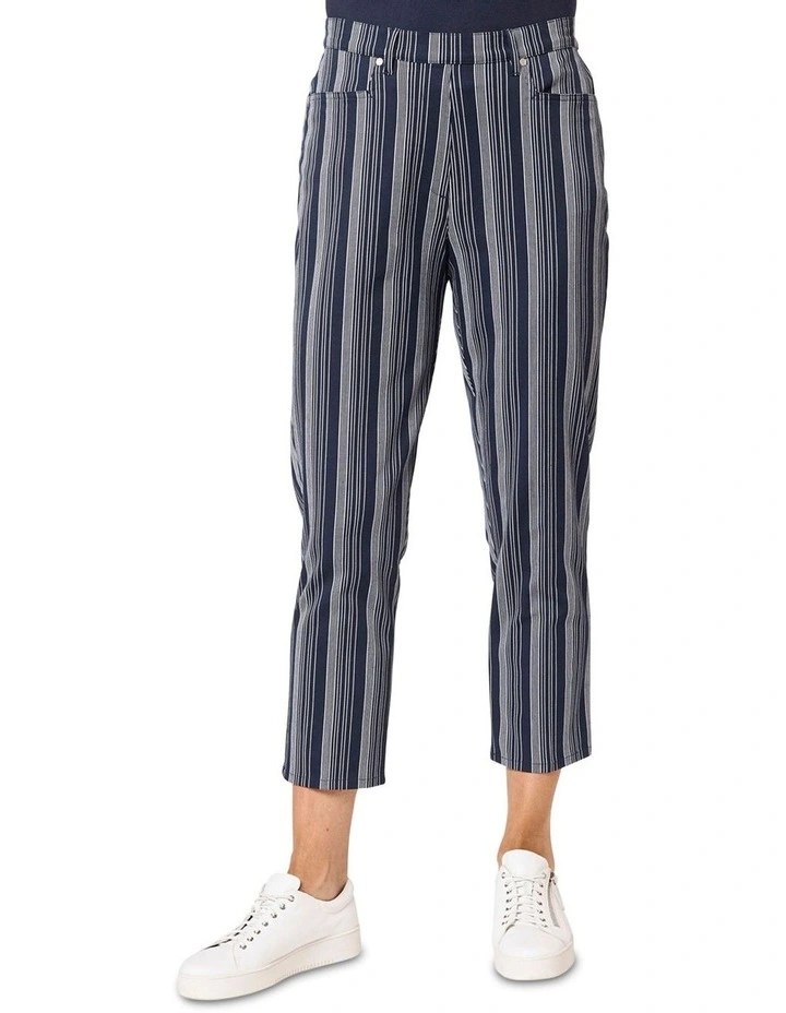 Mainie 3/4 Length Pant in Blue image 1