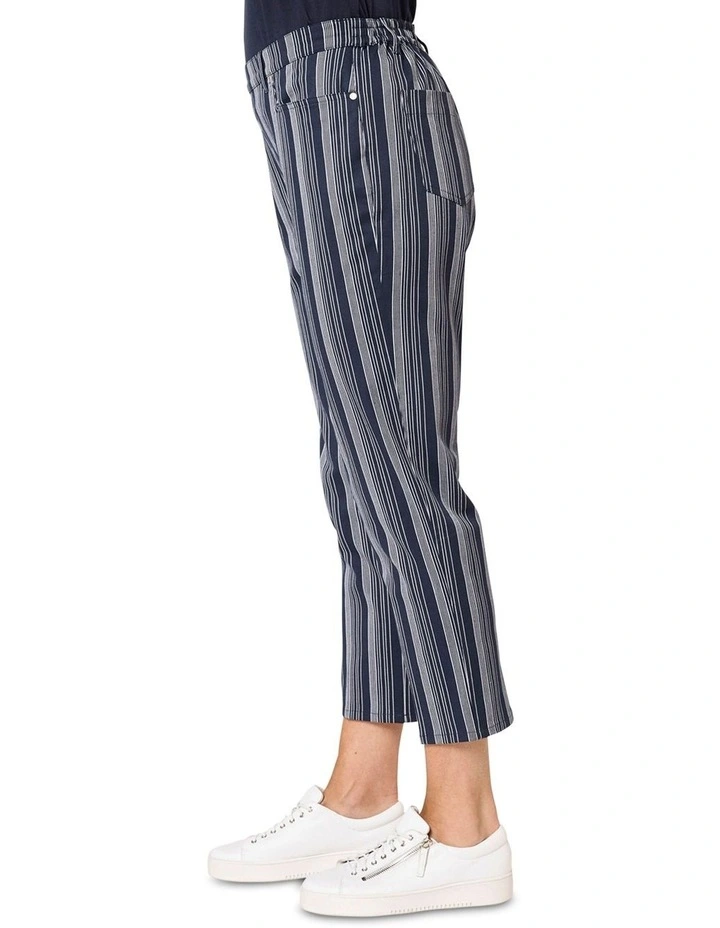 Mainie 3/4 Length Pant in Blue image 3