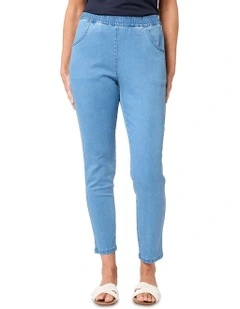 Intense Denim Short Length Jean in Blue