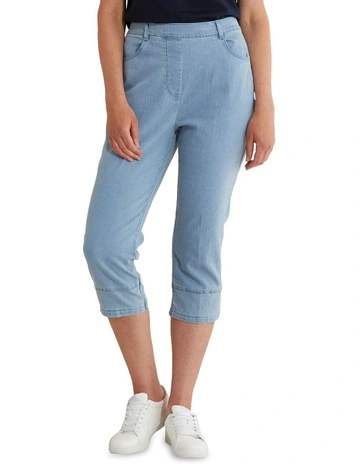 denim capris