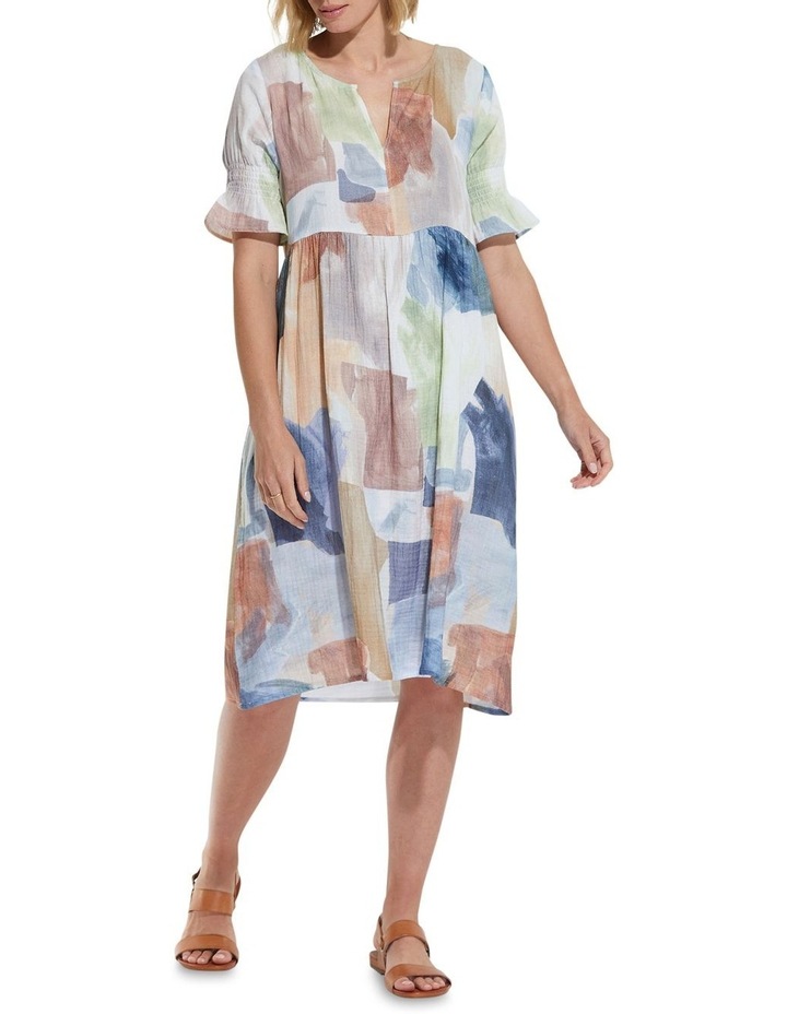 Short Sleeve Retreat Dress in Multi