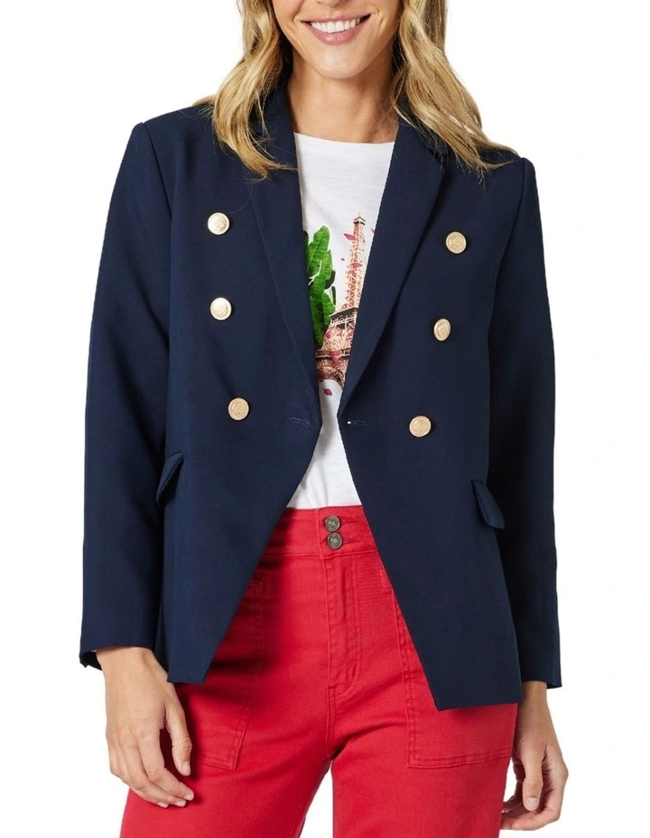 Lauren Blazer in Navy image 3