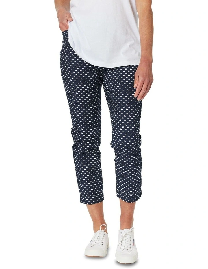 Sally Bow Pant in Blue image 1