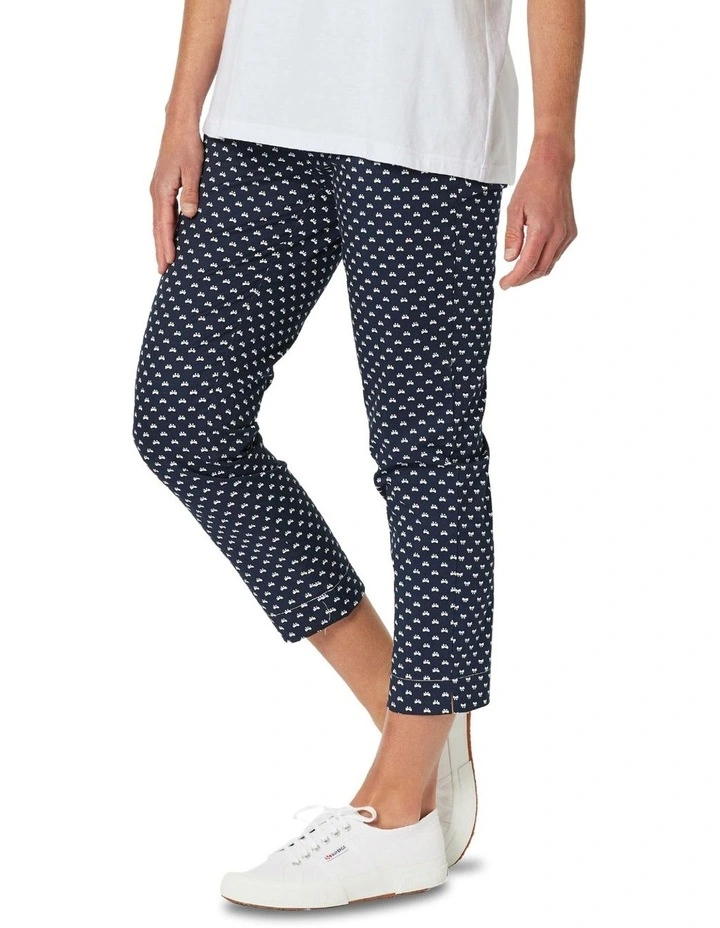 Sally Bow Pant in Blue image 2