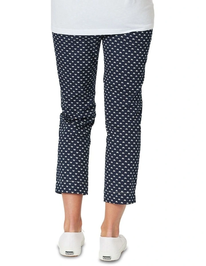 Sally Bow Pant in Blue image 3