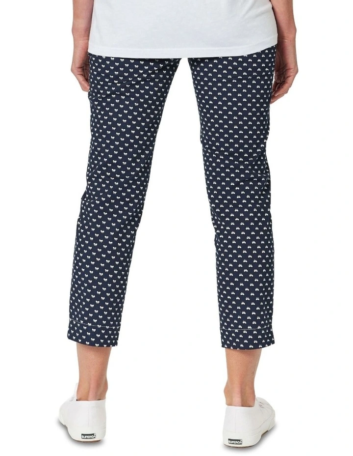 Sally Bow Pant in Blue image 4