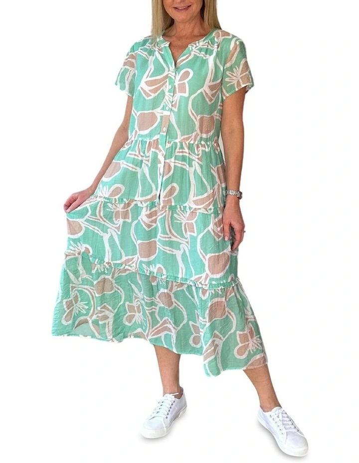Noosa Dress in Mint image 1