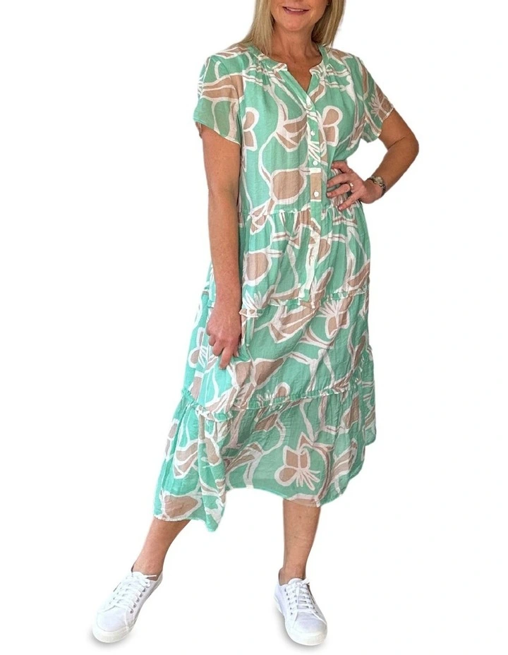 Noosa Dress in Mint image 3