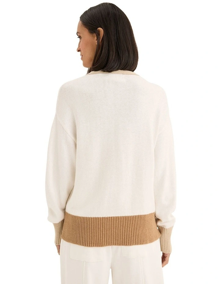 Carbon Cardigan in Ecru image 2
