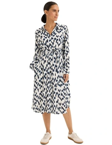 Manner Dress in Ink Print 2