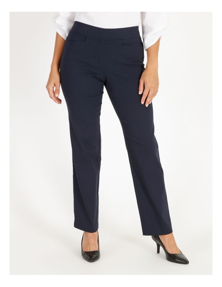 plus size navy blue pants