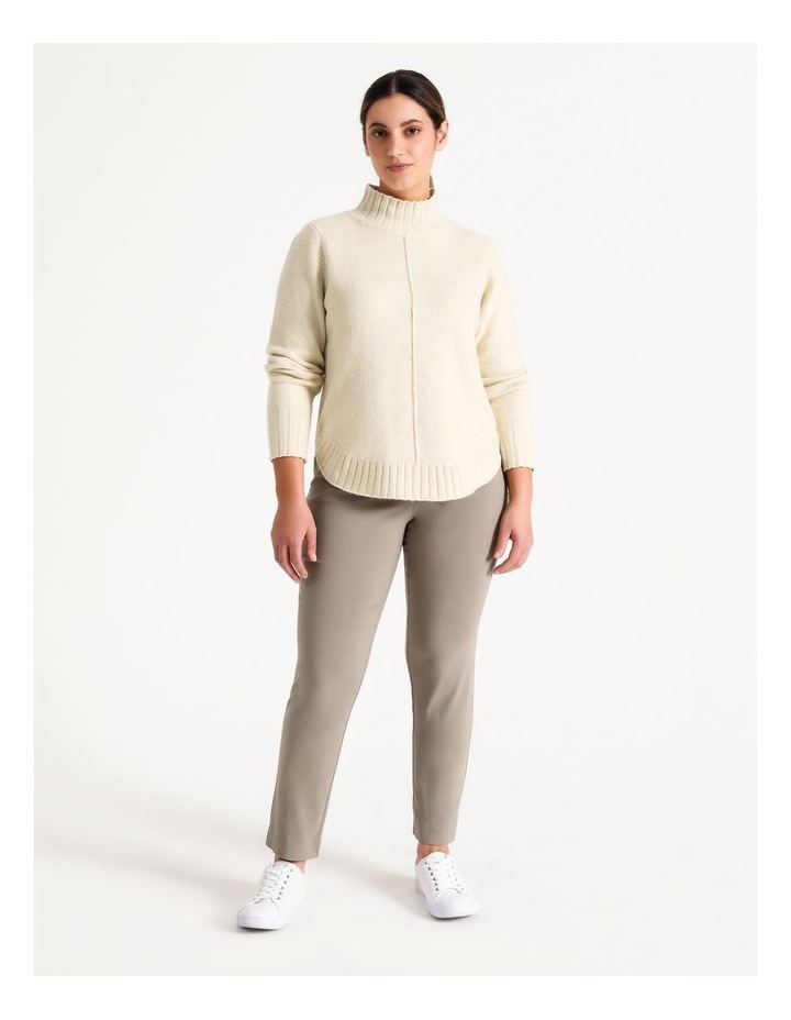 Wardrobe Staple Slim Full Length Pant Stone