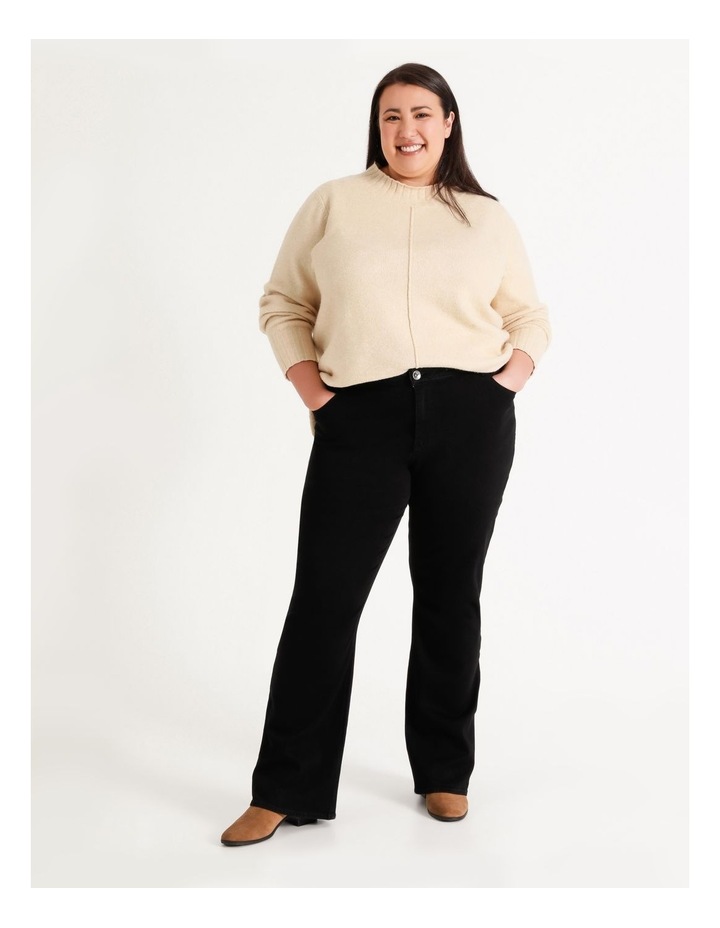 Wardrobe Staple Bootcut Full Length Jean Black