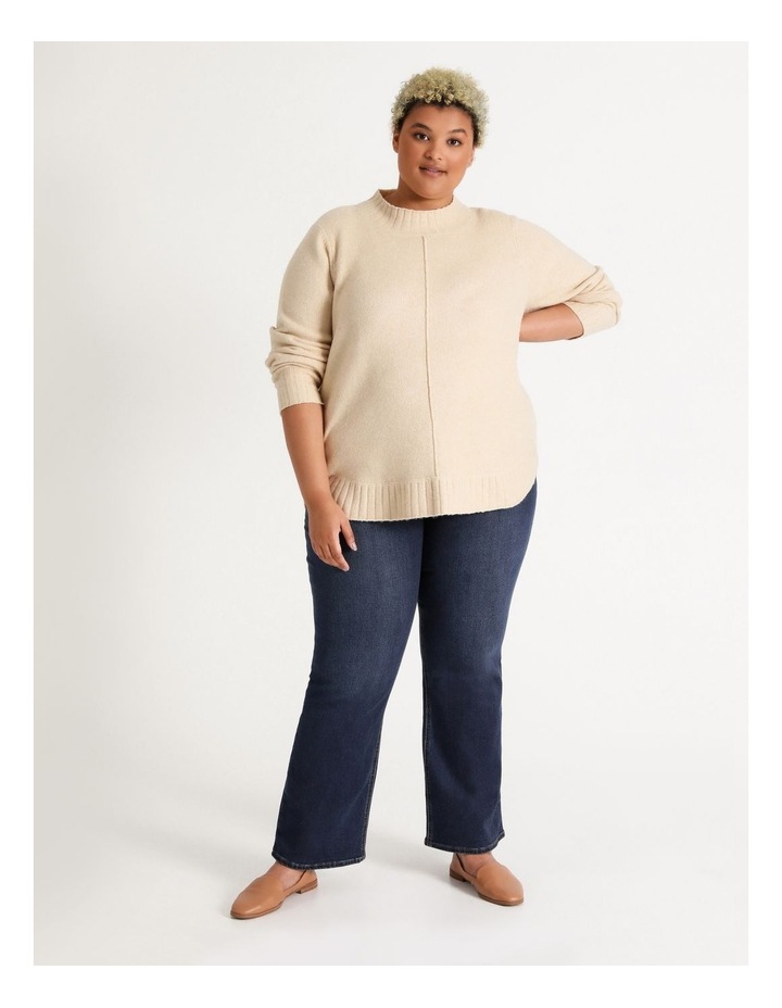 Wardrobe Staple Bootcut Full Length Jean Dark Wash Blue