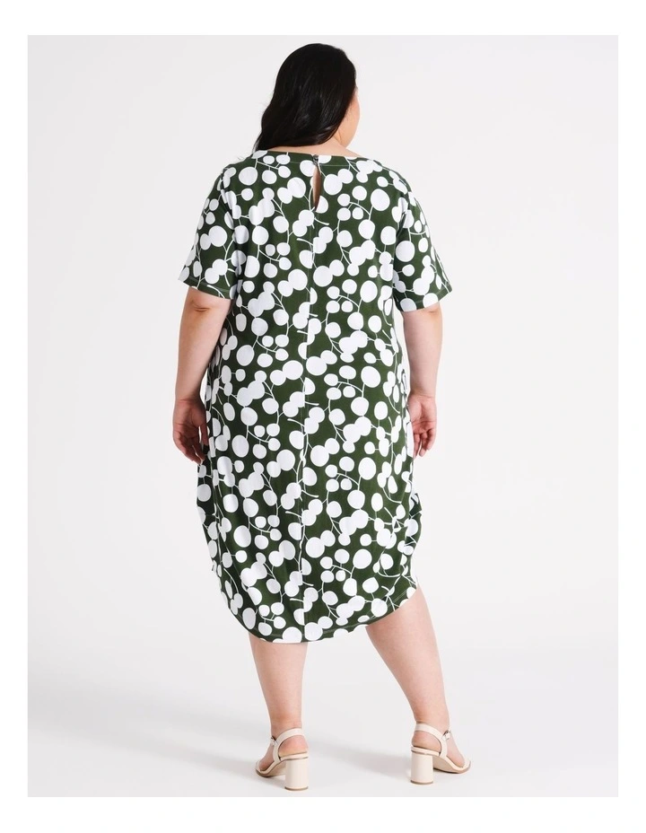 Regatta Organic Cotton Short Sleeve Knit Dress With Darted Hem And