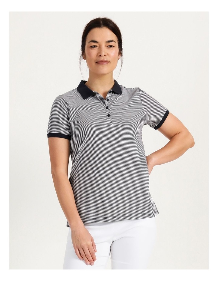 patterned polo shirts womens
