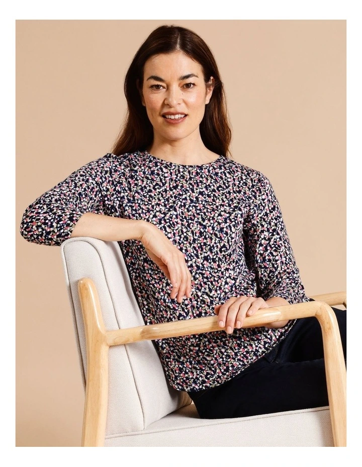 regatta-organic-cotton-wardrobe-staple-3-4-sleeve-tee-in-multi-spot