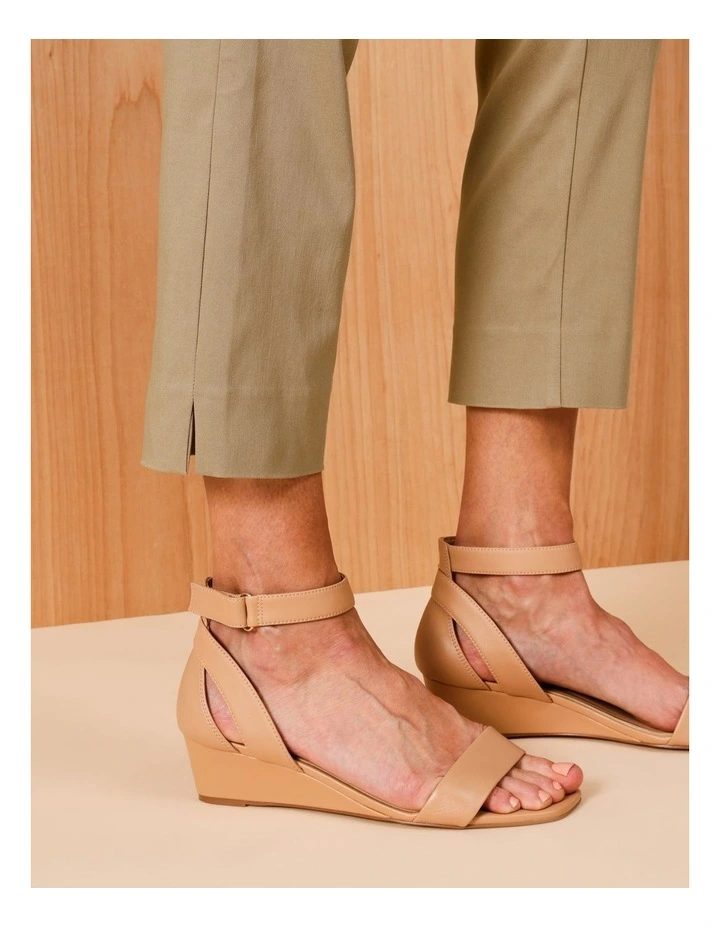 Wardrobe Staple Stretch Crop Pant In Camel image 3