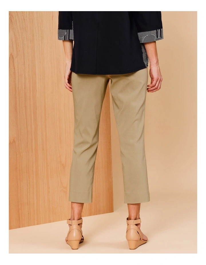 Wardrobe Staple Stretch Crop Pant In Camel image 5