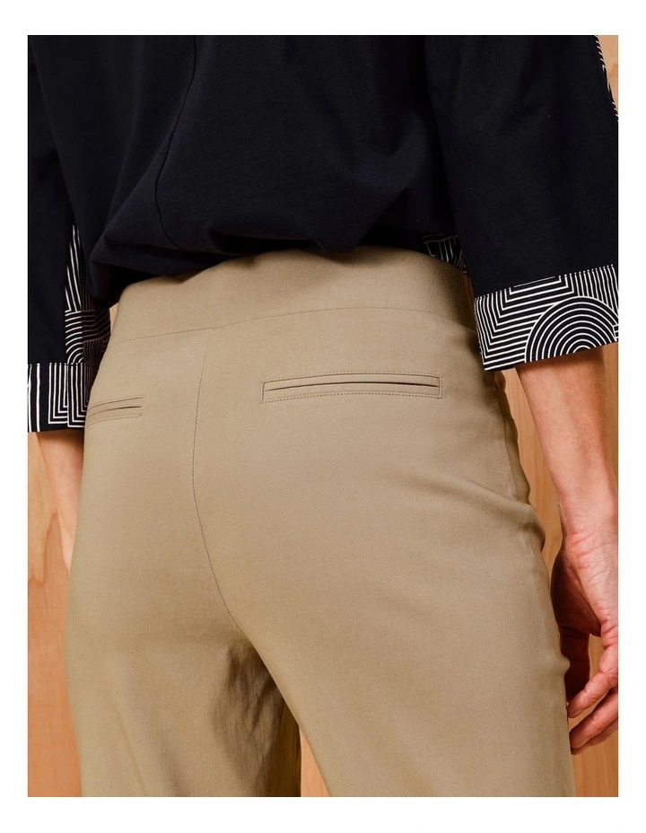 Wardrobe Staple Stretch Crop Pant In Camel image 6