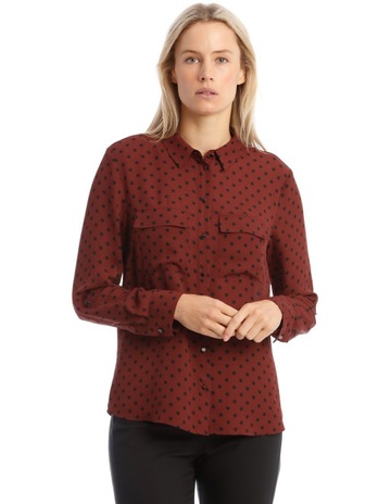 Investments Plus Size Christine Gold Label Non Iron Long Sleeve Jacquard Button Front Shirt | Dillard's Investments Plus Size Christine Gold Label Non Iron Long Sleeve Jacquard Button Front Shirt | Dillard's